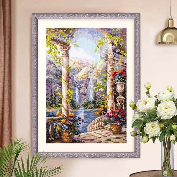 Broderikit Magic Needle "Fantastisk udsigt" 27x40 cm