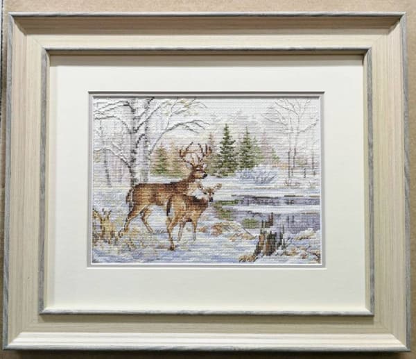 Broderikit Alisa "Ved skovsøen" 23x17 cm