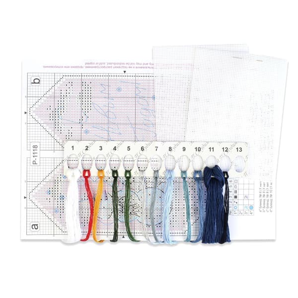 Broderikit plastic canvas MP Studia "Julgodis Nr. 1" 13x5cm