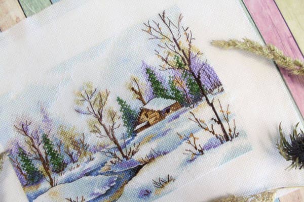 Ristipistopakkaus MP Studia "Kevään alku" 20x15 cm