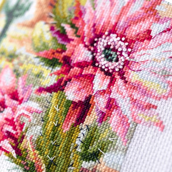 Broderikit Magic Needle "Vilde vestenblomster" 34x26 cm
