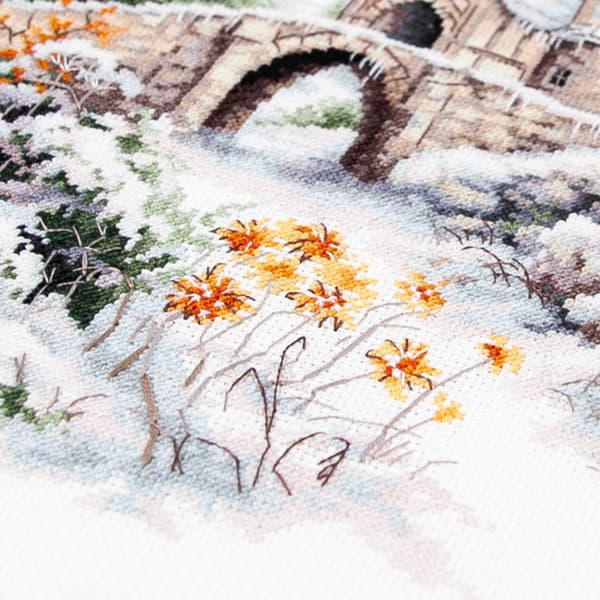 Broderikit Magic Needle "I vinterdrømme" 26x26 cm