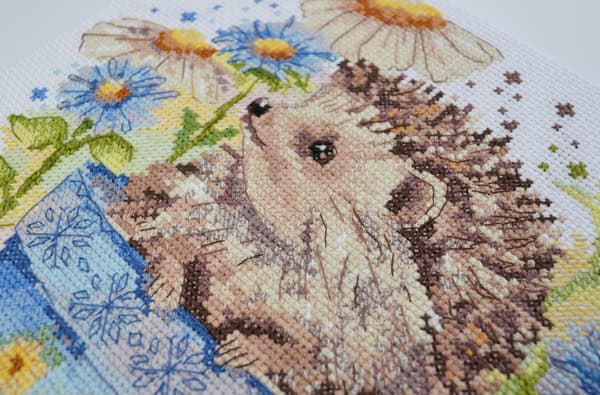 Broderikit Abris Art "Den lille spejder" 22x23cm