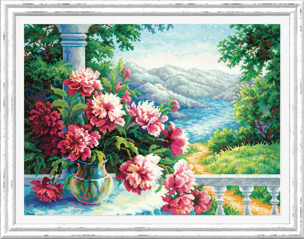 Broderisett Magic Needle "Berusende bukett" 40x30 cm