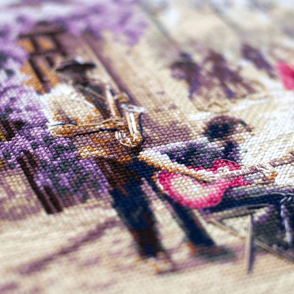 Broderikit Magic Needle "Gademusikanter" 29x38 cm