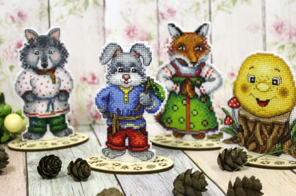 Broderisett Plastic Canvas MP Studia "Hare" 7x12 cm
