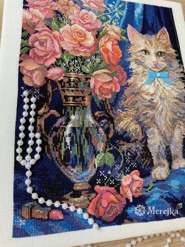 Broderikit Merejka K-236 - "Rosie" 22.5x30 cm