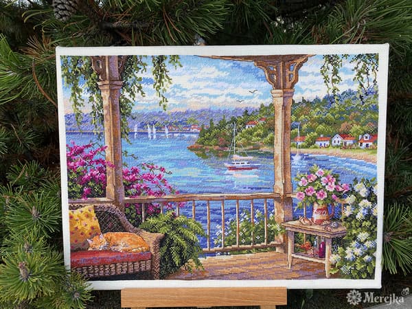 Broderisett Merejka K-184 - "Ro" 37.5x28 cm