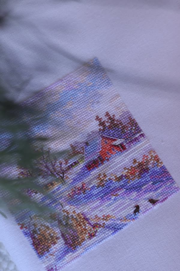 Broderikit Merejka K-267A - "Vinter" 11.5x11.5 cm