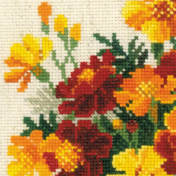 Broderisett Riolis «Tagetes» 20x20 cm