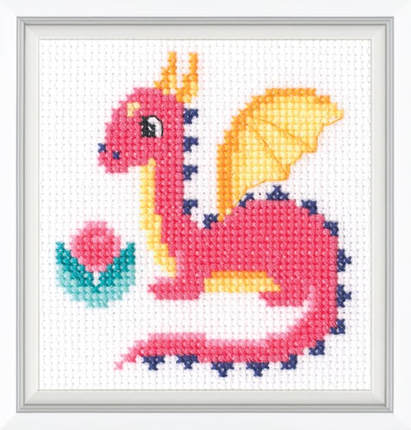 Broderikit RTO "Den vackraste" 8x8.5 cm
