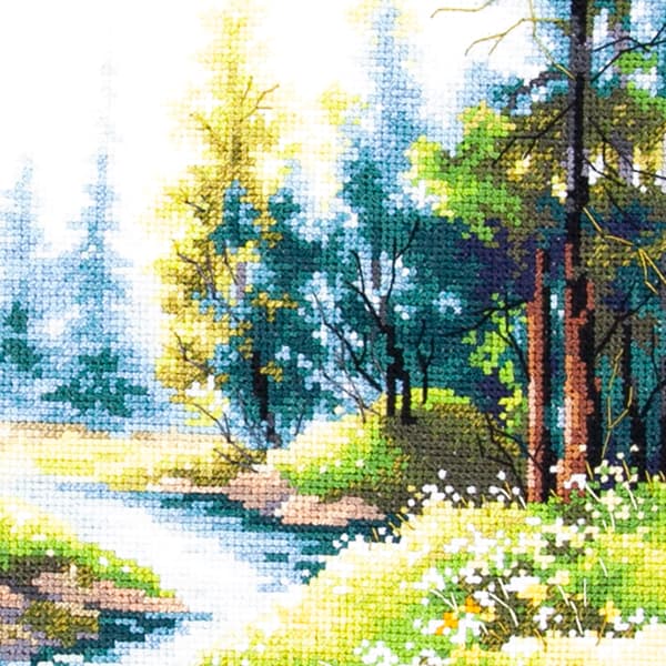 Broderikit Magic Needle "Naturens ljud" 26x26 cm