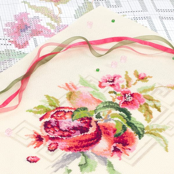 Broderikit Magic Needle "Granatäpple" 18x25 cm