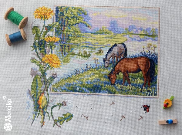 Broderisett Merejka K-139 - "Hester" 30x30 cm