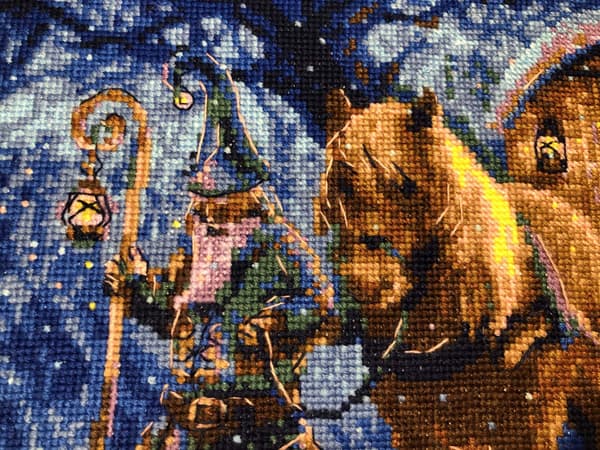 Broderikit Riolis "Rejsende troldmand" 30x21 cm