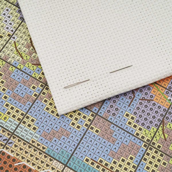 Broderikit Oven "Foråret kom" 26x20cm