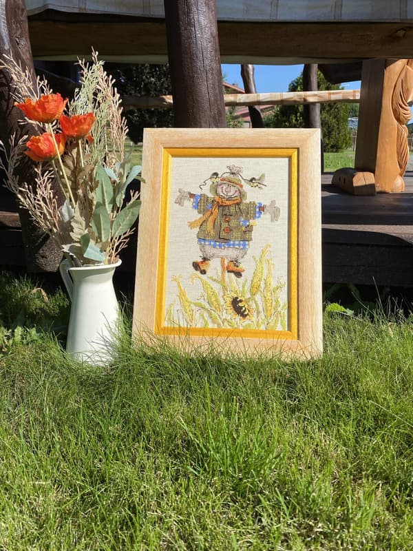 Broderikit Riolis "Välkommen!" 21x30 cm