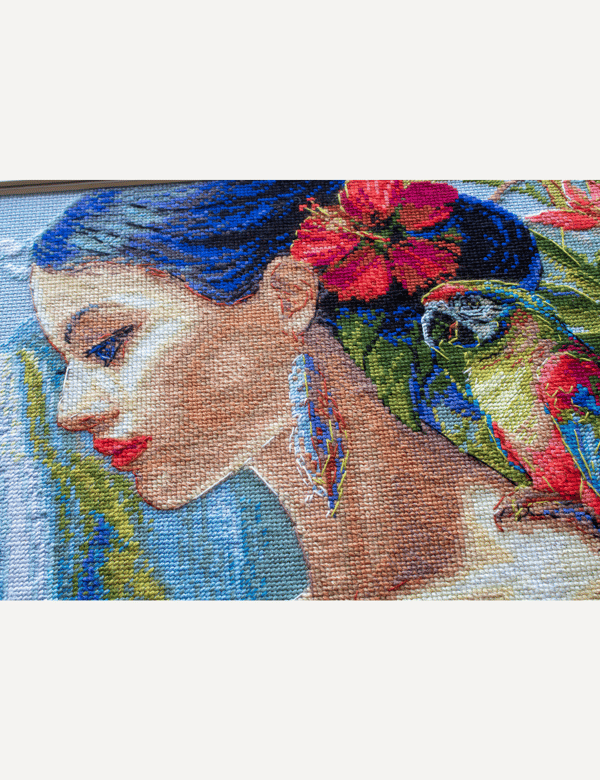Broderikit Aine "Moder Natur. Troper" 40x30 cm