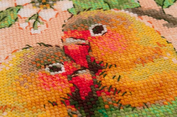 Broderikit Riolis "Turturduvor" 20x20 cm