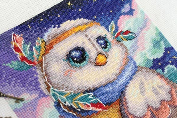 Broderisett MP Studia "Snill ugle" 14x20 cm
