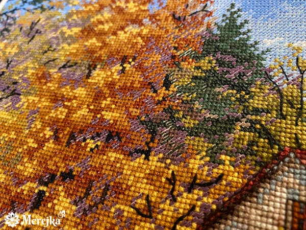 Broderikit Merejka K-171 - "Vandmølle" 31x40 cm