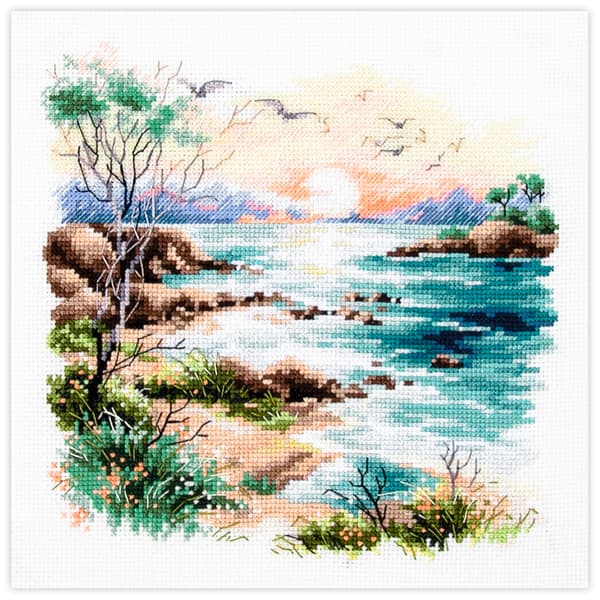 Broderikit Magic Needle "Lycka" 15x9 cm