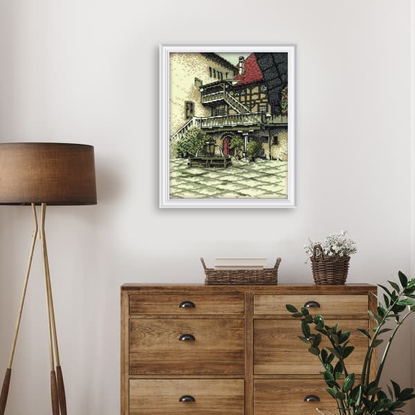 Broderisett RTO "Gamla stan" 23x28 cm