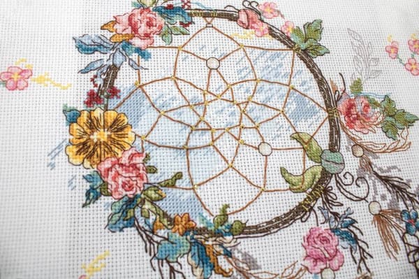 Broderikit LetiStitch L8035 - "Forårsdrømme" 29x31 cm