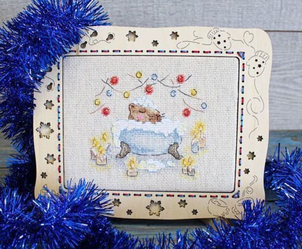 Broderisett MP Studia "Og la hele verden vente" 13x11 cm