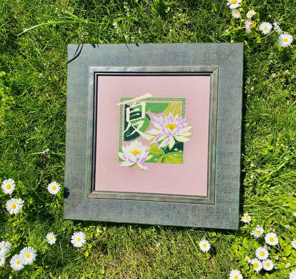Broderikit Riolis "Sommar" 20x20 cm