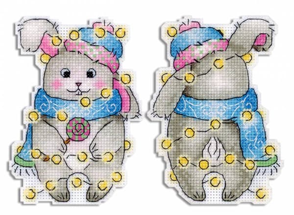 Broderikit plastic canvas MP Studia "Julhare" 9x12 cm