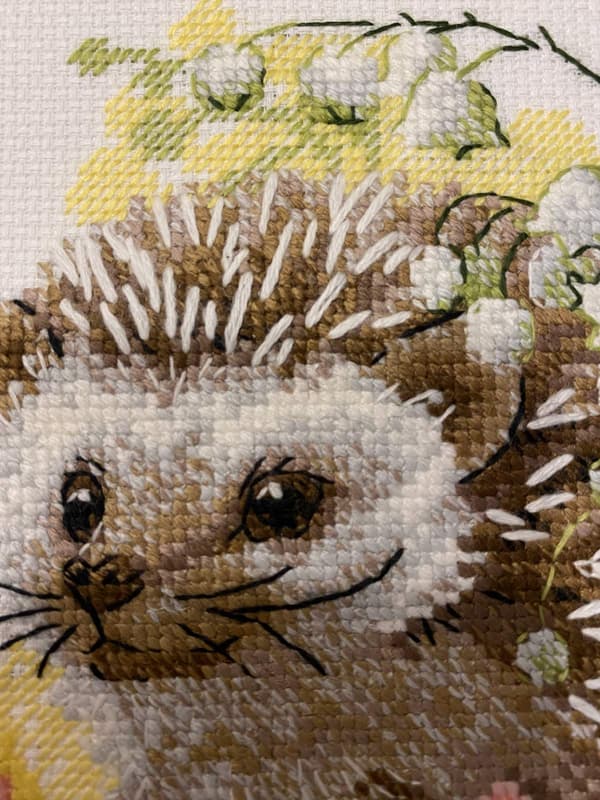 Broderisett Riolis "Skogsinvånare" 15x18 cm