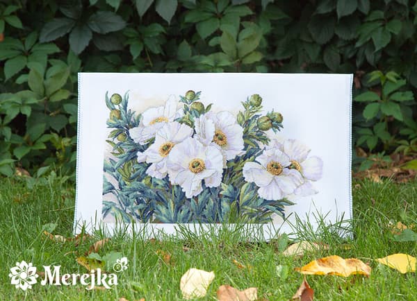 Broderikit Merejka K-115 - "Havefryd" 50x31 cm