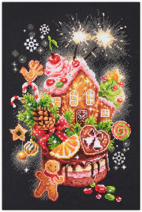 Broderikit Magic Needle "Julgodis" 18x28 cm