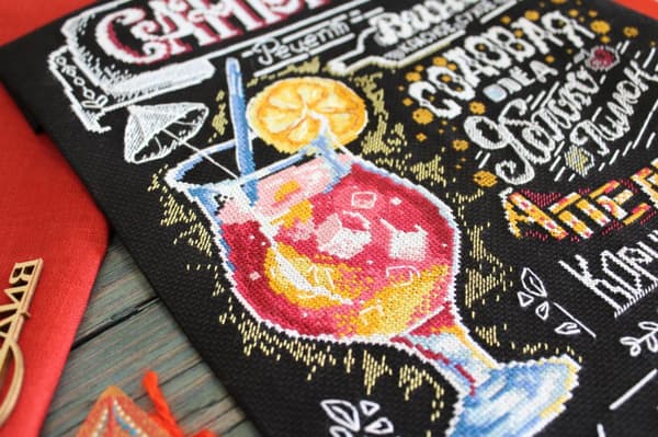 Broderikit MP Studia "Sangria" 25x35 cm