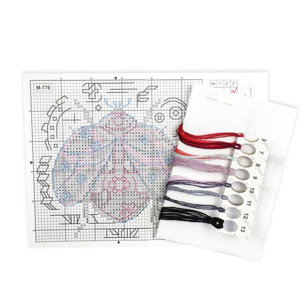 Broderisett MP Studia "Marihøne. Steampunk" 10x10cm/3.94x3.94"