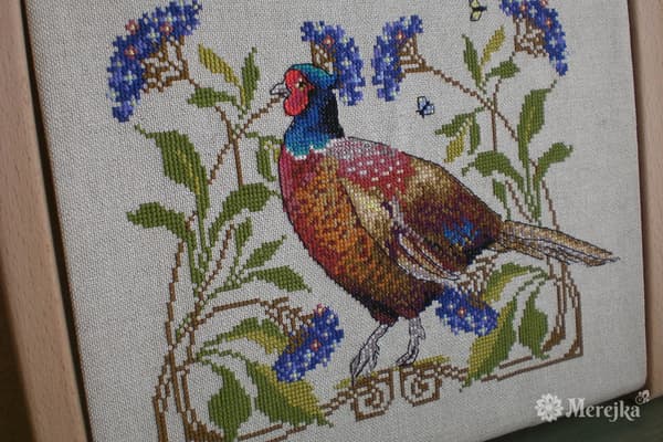 Broderikit Merejka K-149A - "Fasanen" 22x16 cm