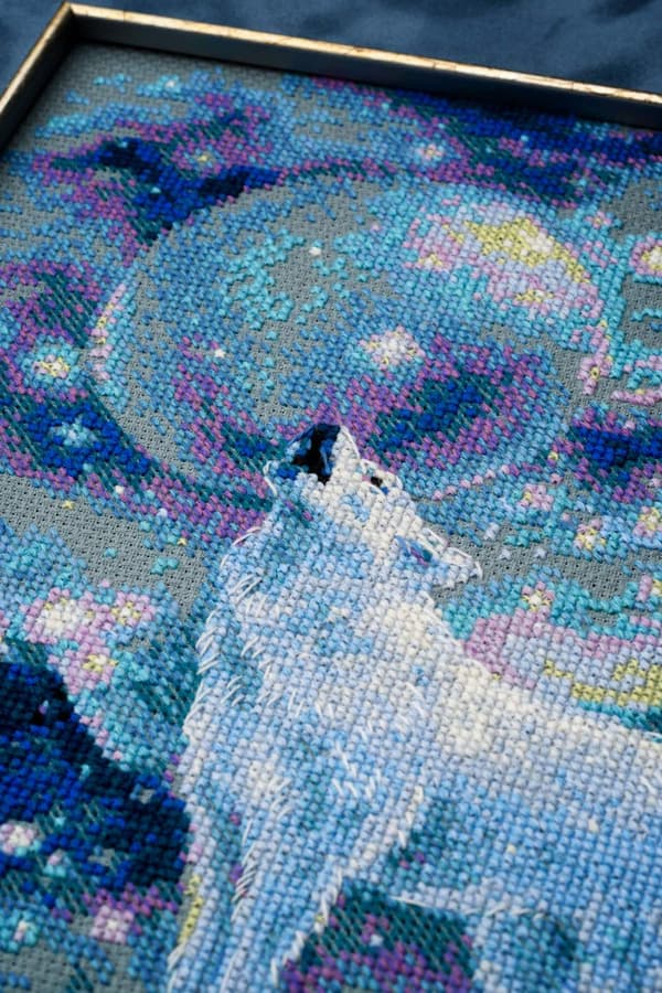 Broderikit Riolis "Iskall vind" 21x30 cm