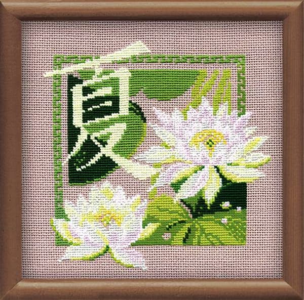 Broderikit Riolis "Sommar" 20x20 cm