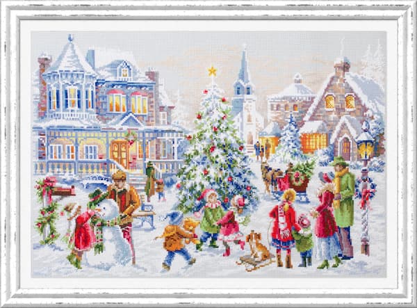 Broderikit Magic Needle "Julafton" 46x31 cm