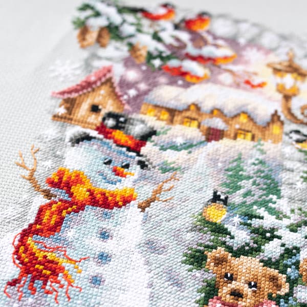 Broderisett Magic Needle "Vinterhøytid" 17x27 cm