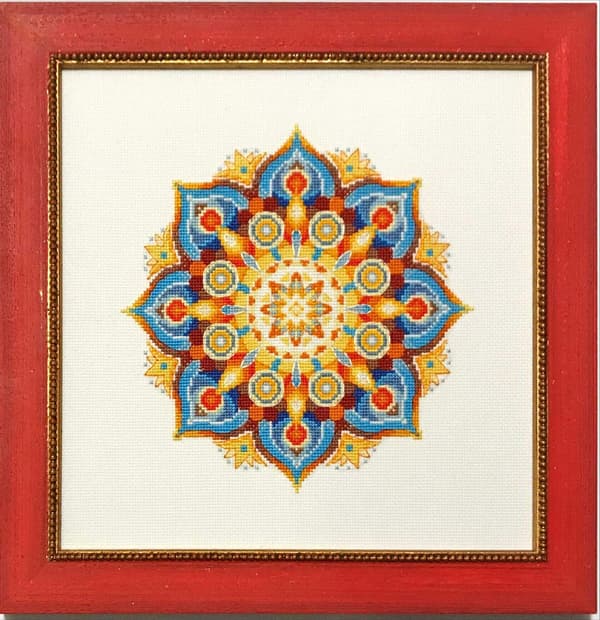 Broderisett Riolis «Energi-mandala» 20x20 cm