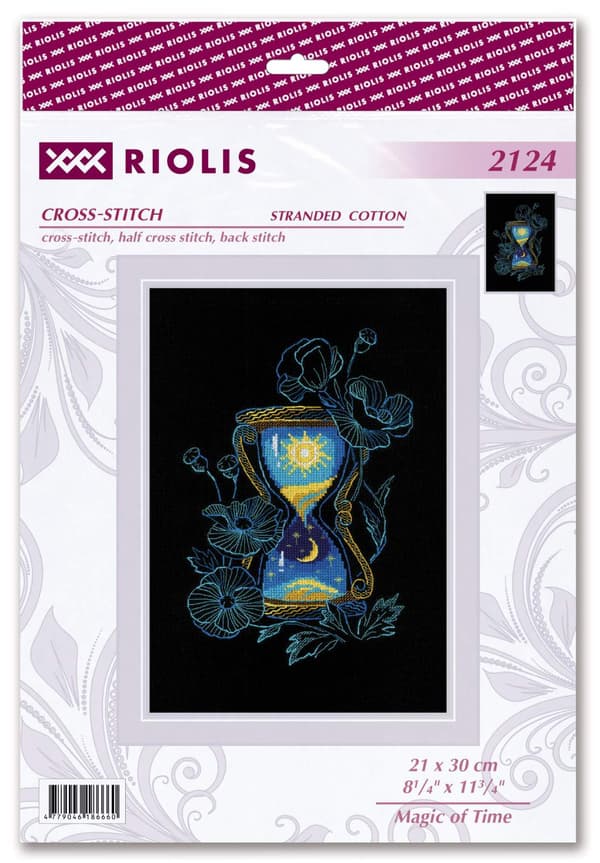 Broderisett Riolis "Tidens magi" 21x30 cm