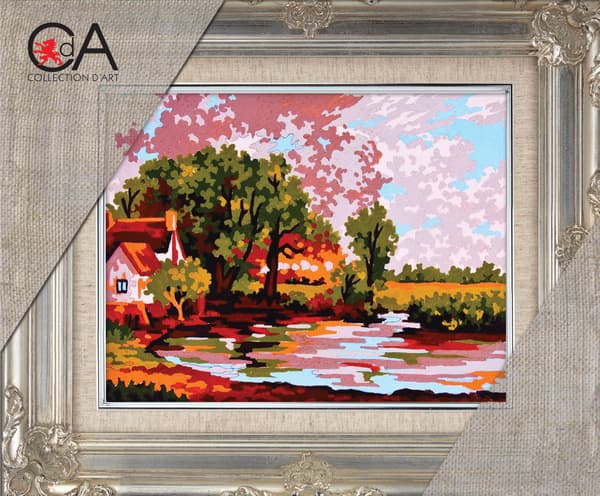 Kanavatyö Collection D`Art "Bydamm" 14x18 cm