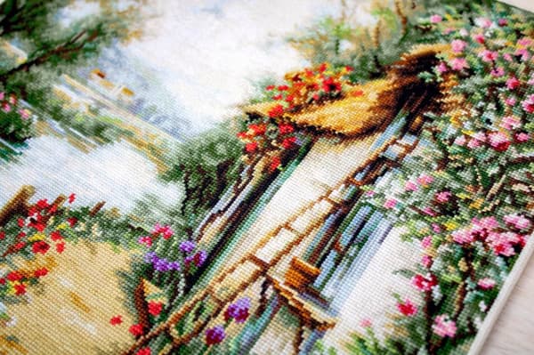 Broderikit Luca-S B581 - "Langs floden" 28x34 cm