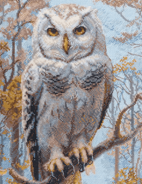 Broderikit Aine "Skovens ugle" 30x40 cm