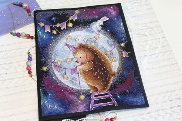 Broderikit MP Studia "I månelyset" 21x26 cm