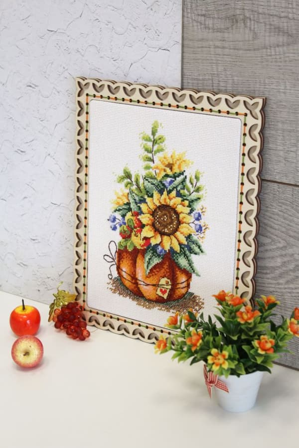 Broderikit MP Studia "Sommarpresent" 14x22 cm