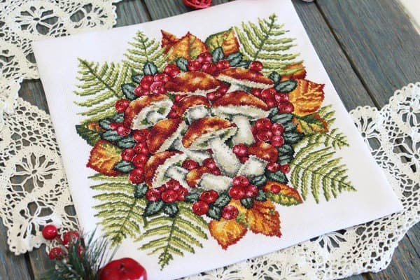Broderisett MP Studia "Langs skogsstier" 27x25 cm
