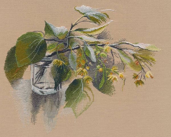 Broderikit Oven "Linddoft" 33x27 cm